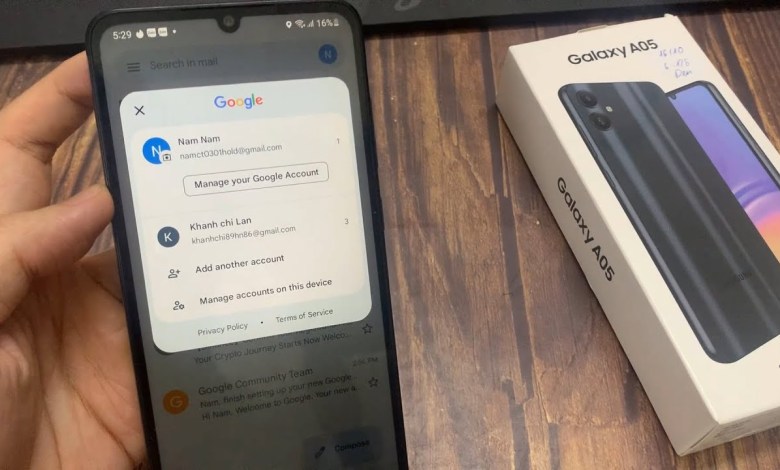 How to set up email on Samsung Galaxy A05 How to set up email on Samsung Galaxy A05