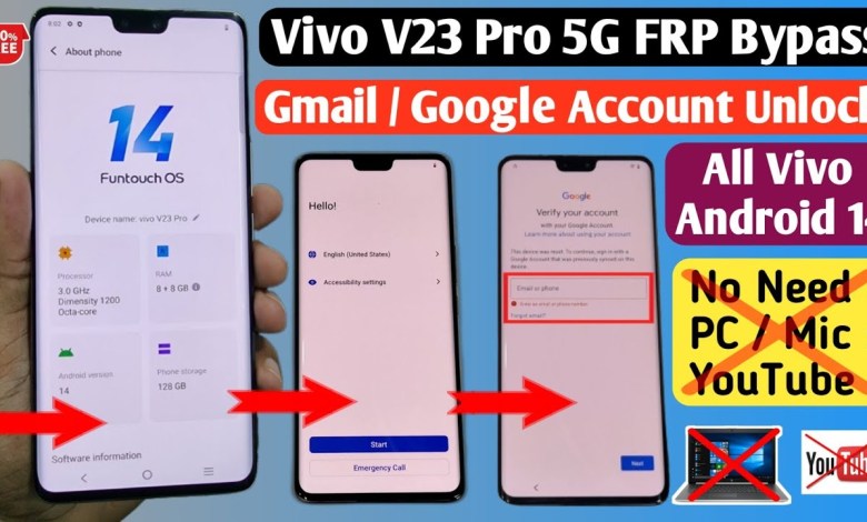 Vivo V23 / V23 Pro 5G FRP Bypass | All Vivo Android 14 Vivo V23 / V23 Pro 5G FRP Bypass | All Vivo Android 14