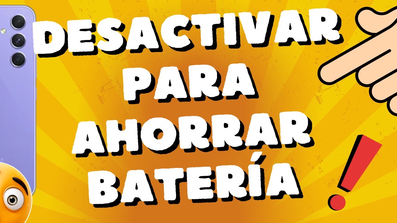 What should I deactivate to save battery on my What should I deactivate to save battery on my