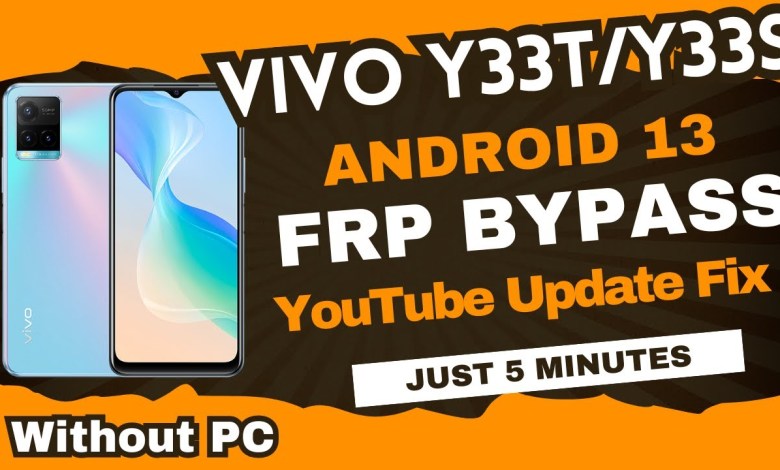 Vivo Y33S/Y33T FRP Bypass Android 13 || YouTube Not Vivo Y33S/Y33T FRP Bypass Android 13 || YouTube Not