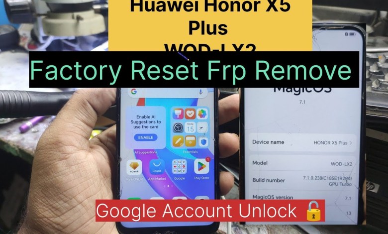Huawei Honor X5 Plus WOD-LX2 Hard Reset Pattern Frp Huawei Honor X5 Plus WOD-LX2 Hard Reset Pattern Frp