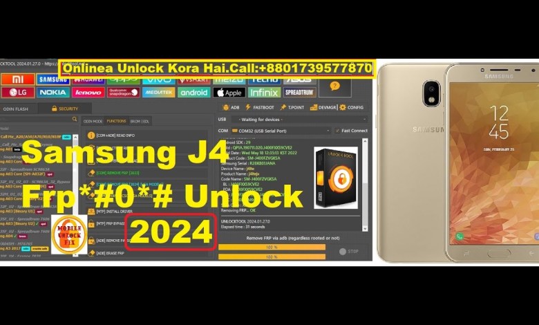 Samsung J4 Frp bypass Unlock Tool by Mobile Unlock Fix Samsung J4 Frp bypass Unlock Tool by Mobile Unlock Fix