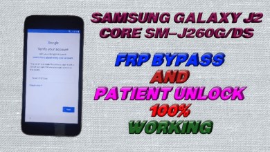 Samsung J2 Core Sm- J260G/DS Frp Bypass And Pattern Samsung J2 Core Sm- J260G/DS Frp Bypass And Pattern