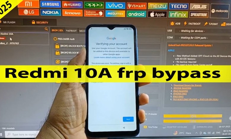 Unlock the Mystery: Bypass FRP Lock on Redmi 10A with This Tool in 2025! Unlock the Mystery: Bypass FRP Lock on Redmi 10A with This Tool in 2025!