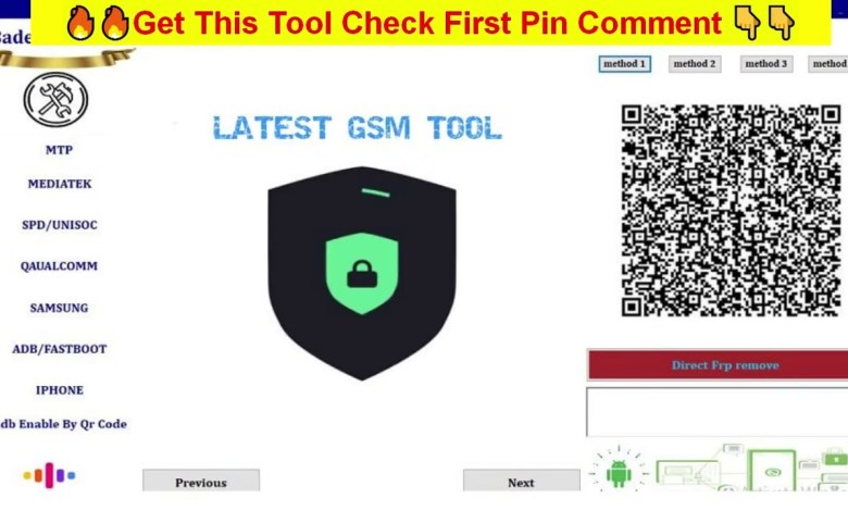 Badar Tool V2.2 | Samsung Frp Unlock QR Code | Qualcomm Badar Tool V2.2 | Samsung Frp Unlock QR Code | Qualcomm