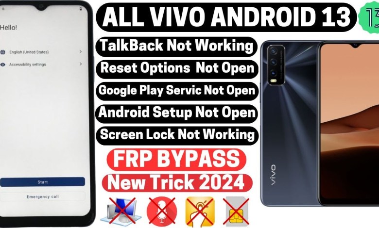 Vivo Android 13 Frp Bypass | TalkBack/Reset Option Not Vivo Android 13 Frp Bypass | TalkBack/Reset Option Not