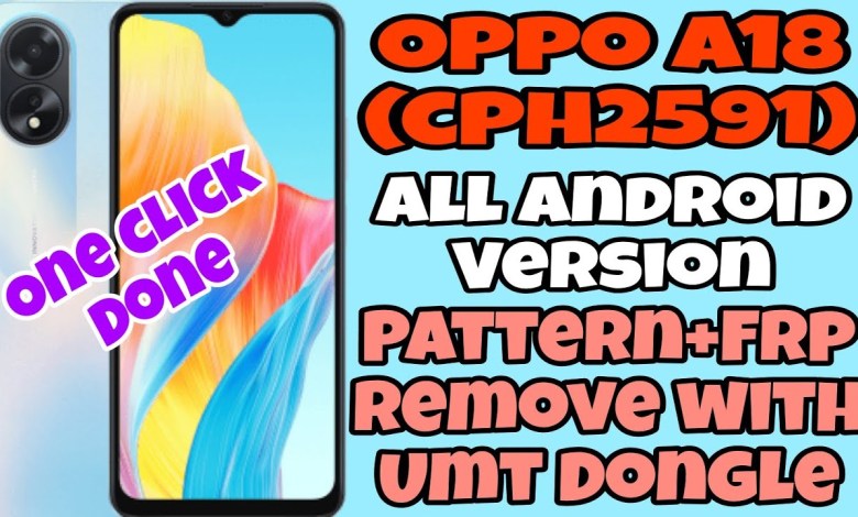 Oppo A18 (Cph 2591) ll Patten + Pin + Frp Remove Done Oppo A18 (Cph 2591) ll Patten + Pin + Frp Remove Done