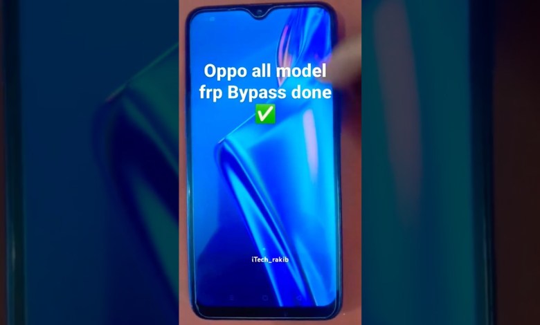 Uncover the Appo Model FRP Bypass Trick: A Curiosity-Inducing Method Uncover the Appo Model FRP Bypass Trick: A Curiosity-Inducing Method