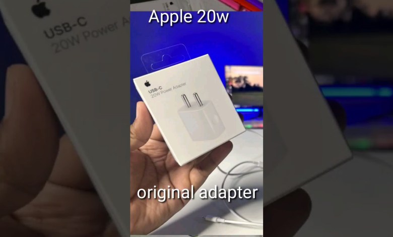 apple 20w charger unboxing | how to check original apple 20w charger unboxing | how to check original