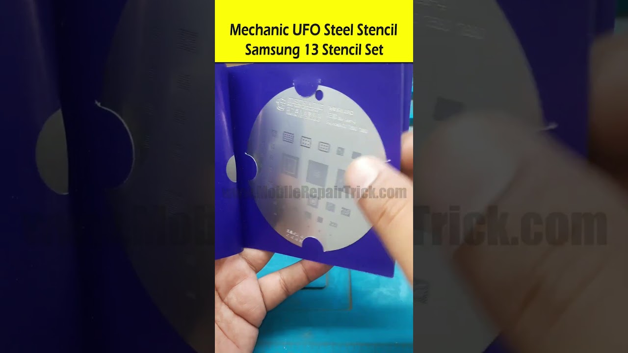 Mechanic UFO Steel Stencil | Samsung 13 Stencil Set | Mechanic UFO Steel Stencil | Samsung 13 Stencil Set |