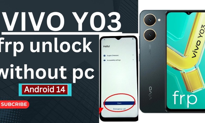 Vivo Y03 FRP Bypass(Android14) //Vivo Y03 Google Vivo Y03 FRP Bypass(Android14) //Vivo Y03 Google