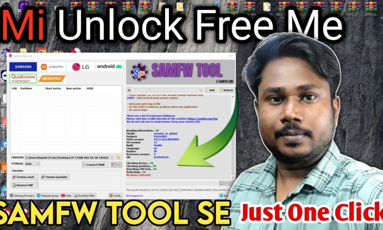 Free UnlockTool || Samfw Tool Se Mi Phone Frp Bypass Free UnlockTool || Samfw Tool Se Mi Phone Frp Bypass