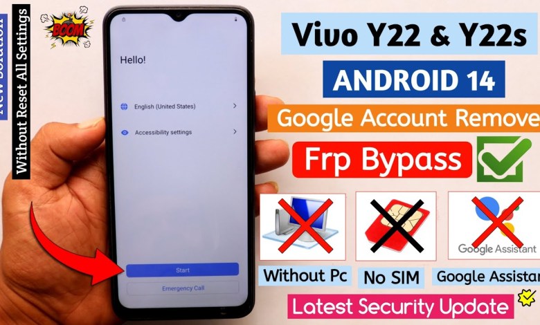 Discover how to bypass FRP on Vivo Y22 and Y22s without using a PC! Discover how to bypass FRP on Vivo Y22 and Y22s without using a PC!