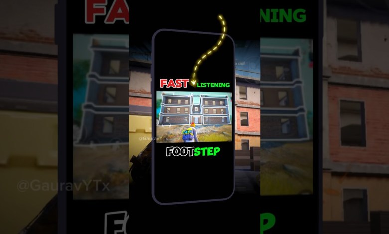 FAST LISTENING FOOTSTEP | BGMI All New Basic & Advance FAST LISTENING FOOTSTEP | BGMI All New Basic & Advance