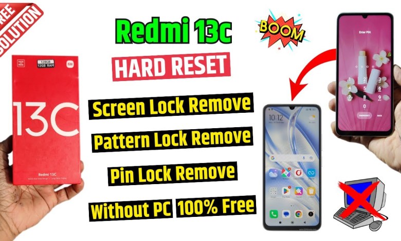 Redmi 13c Unlock Without Computer | Redmi 13c Hard Redmi 13c Unlock Without Computer | Redmi 13c Hard