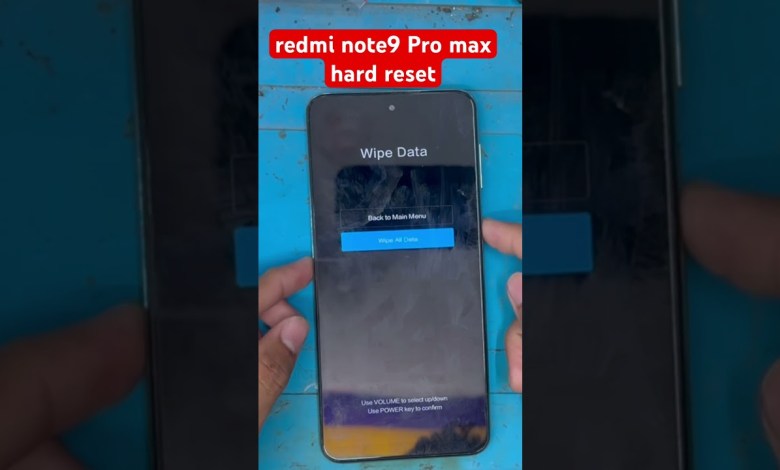 redmi note9 Pro max hard reset #hardreset redmi note9 Pro max hard reset #hardreset