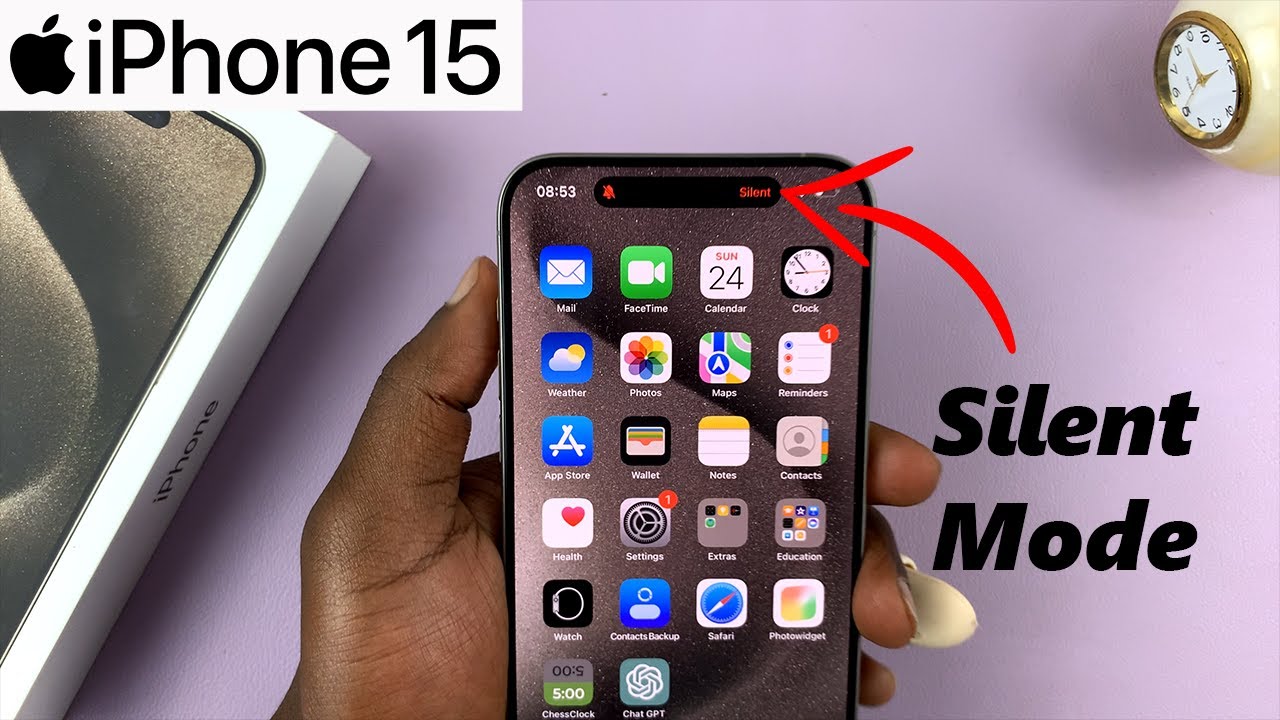 How To Turn Silent Mode ON / OFF On iPhone 15 & iPhone How To Turn Silent Mode ON / OFF On iPhone 15 & iPhone