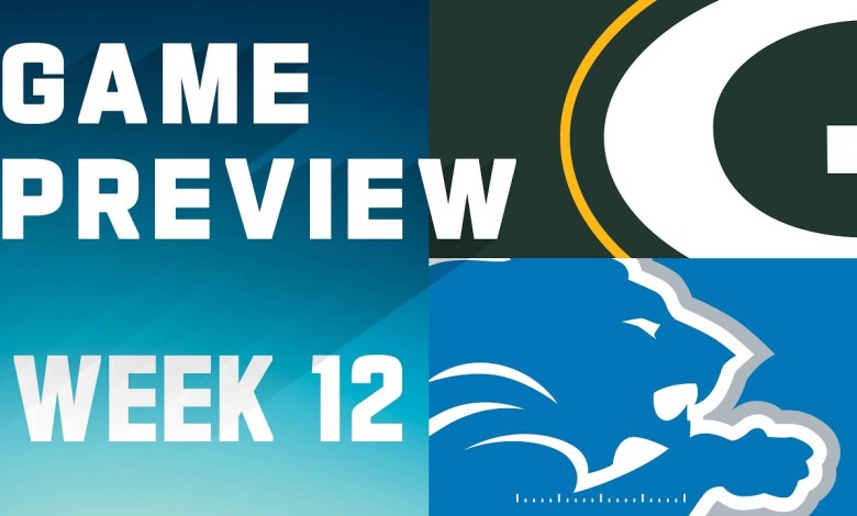 Green Bay Packers vs. Detroit Lions | 2023 Week 12 Game Green Bay Packers vs. Detroit Lions | 2023 Week 12 Game