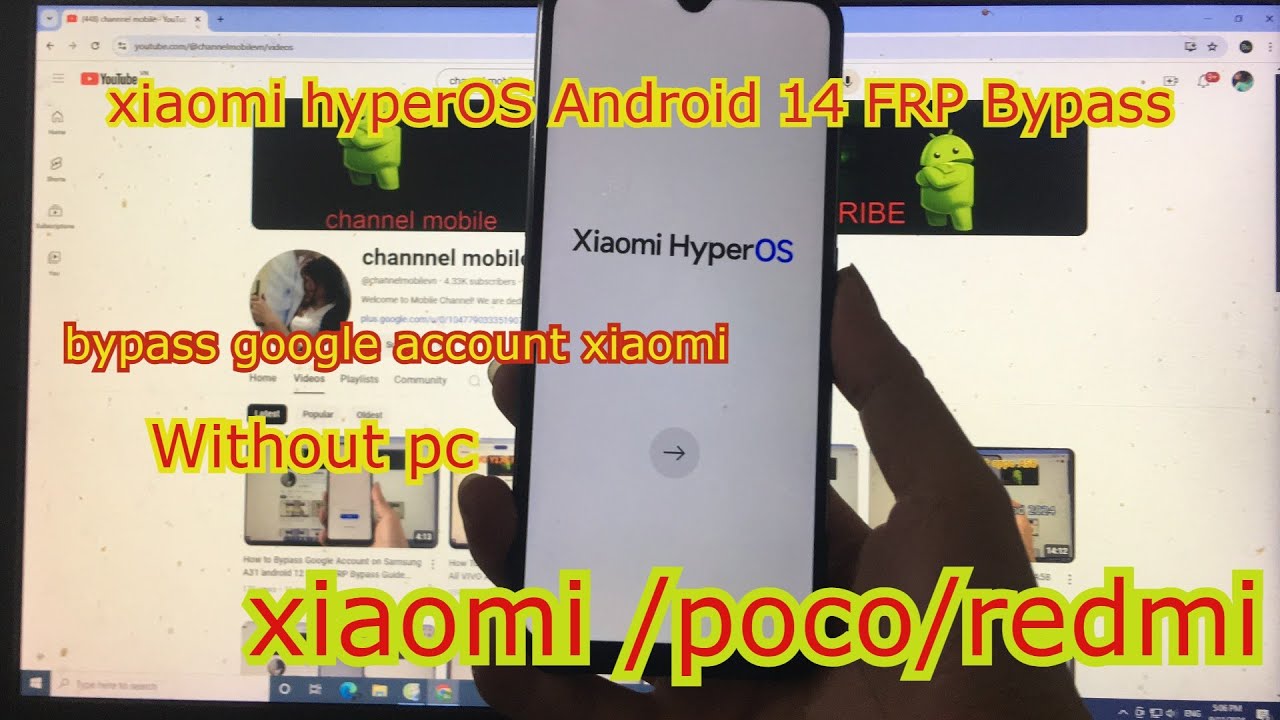 Xiaomi HyperOS Android 14 FRP Bypass Guide 2024 | Xiaomi HyperOS Android 14 FRP Bypass Guide 2024 |