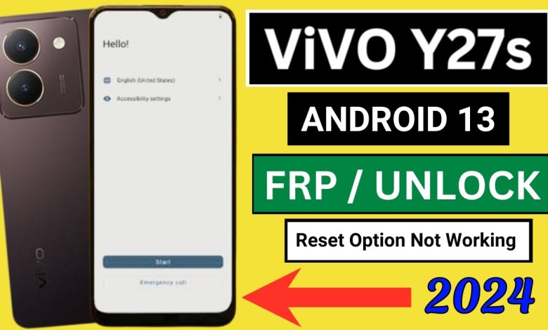ViVO Y27s Android 13 Frp Bypass Without PC | ViVO ViVO Y27s Android 13 Frp Bypass Without PC | ViVO