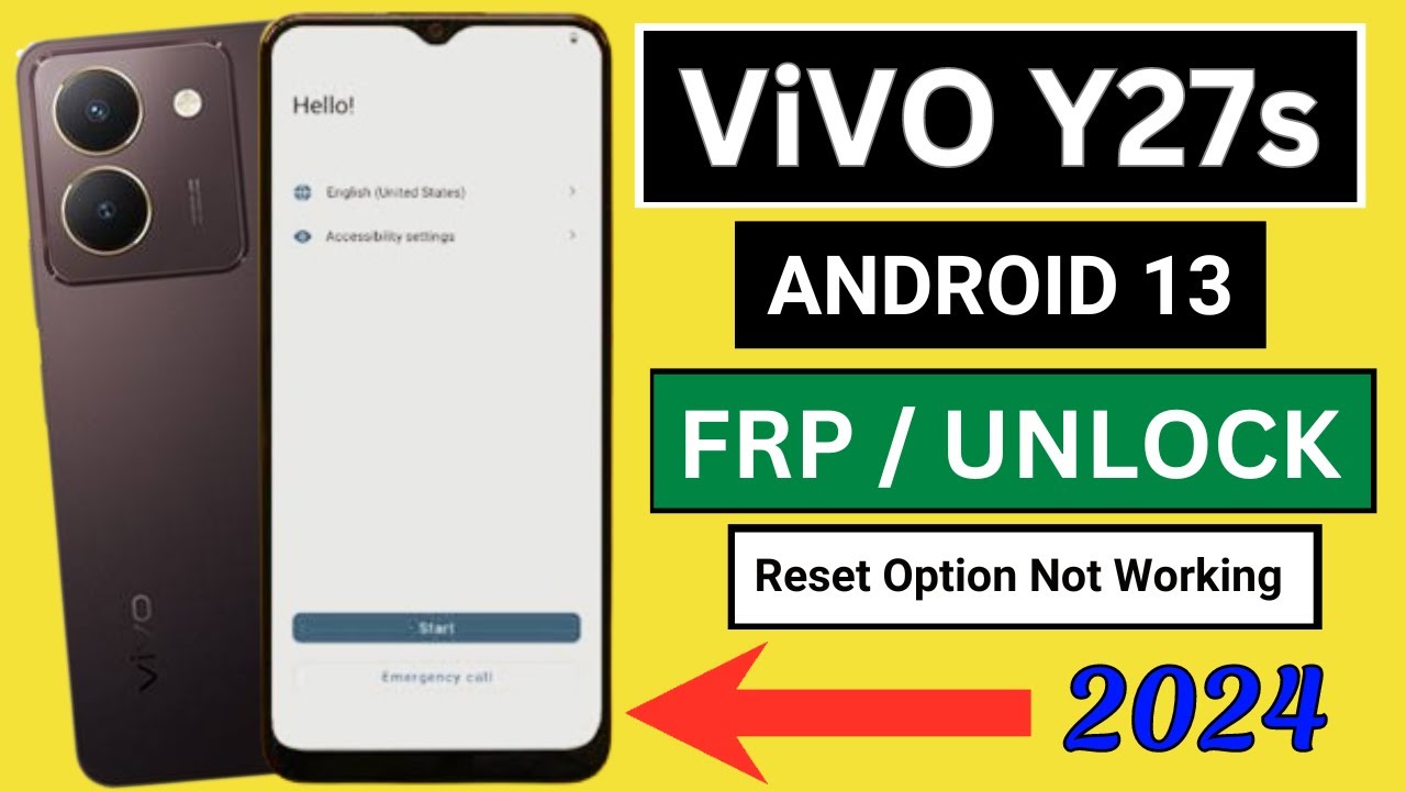 ViVO Y27s Android 13 Frp Bypass Without PC | ViVO ViVO Y27s Android 13 Frp Bypass Without PC | ViVO