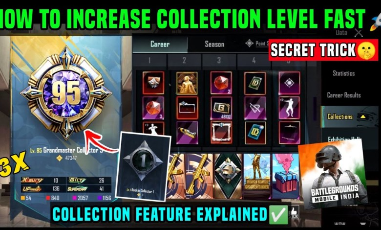 BGMI COLLECTION EVENT EXPLAINED | COLLECTION LEVEL BGMI COLLECTION EVENT EXPLAINED | COLLECTION LEVEL