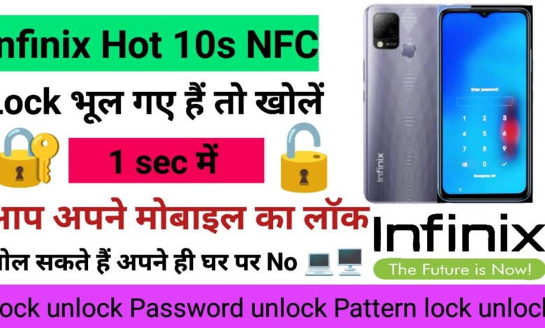 Infinix Hot 10s NFC Pattern lock unlock Password unlock Infinix Hot 10s NFC Pattern lock unlock Password unlock