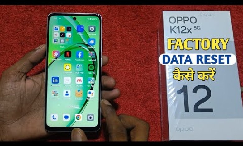 How To Fectory Data Reset Oppo K12x 5G | Oppo K12x 5G How To Fectory Data Reset Oppo K12x 5G | Oppo K12x 5G