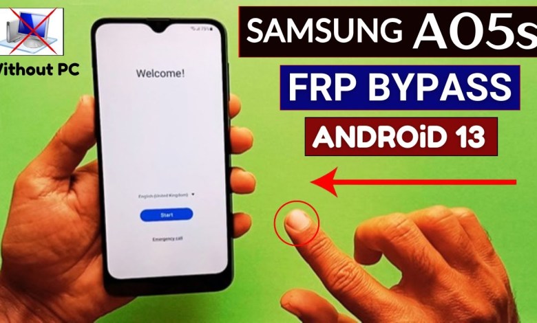 Discover how to bypass FRP or unlock Google account lock on the Samsung A05s Discover how to bypass FRP or unlock Google account lock on the Samsung A05s