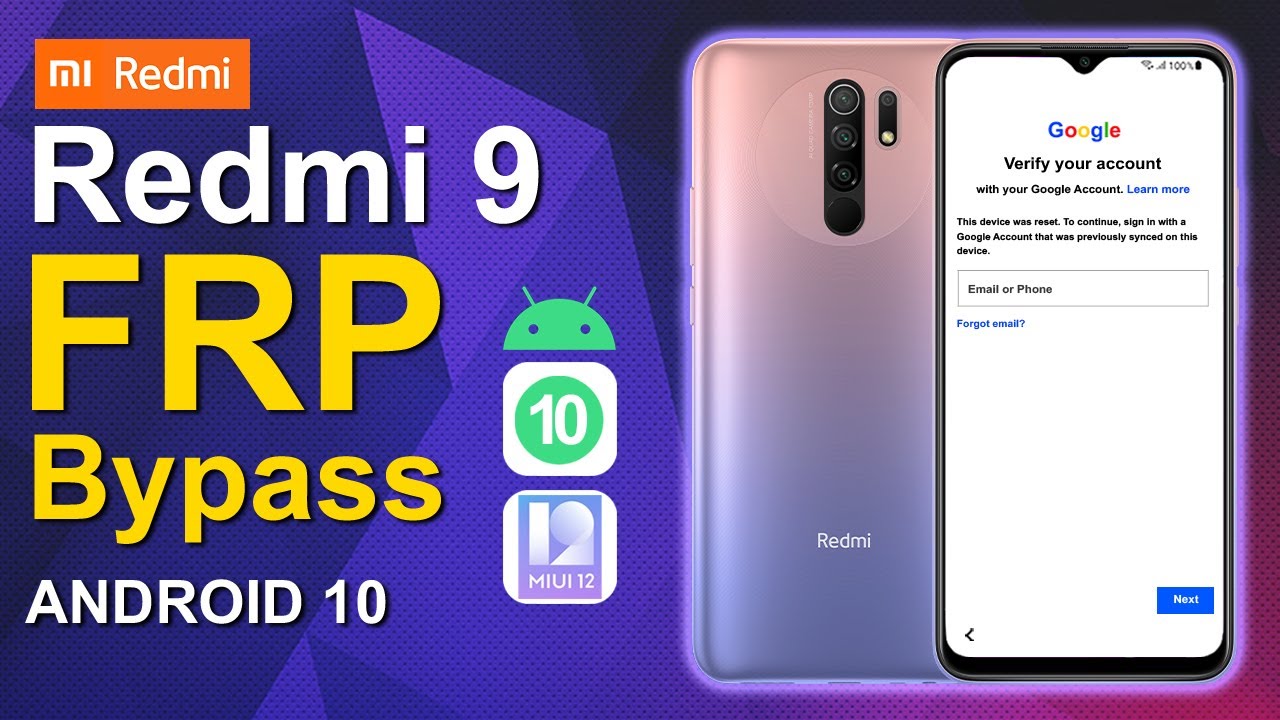 Redmi 9 Bypass FRP Android 10 Without Computer Free Redmi 9 Bypass FRP Android 10 Without Computer Free