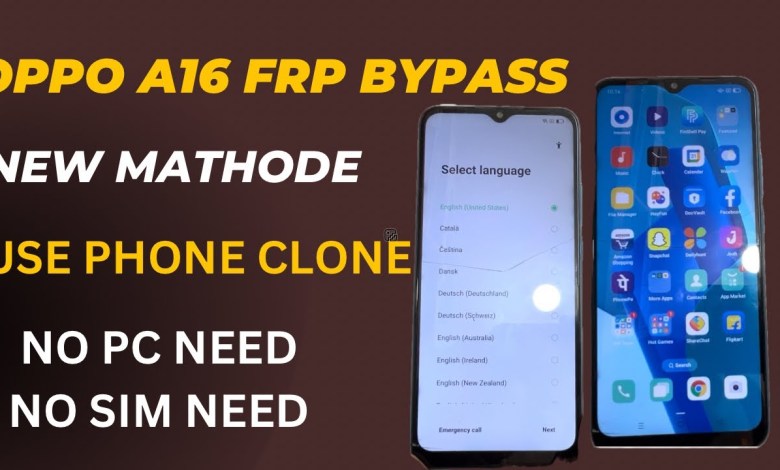OPPO A16 FRP BYPASS WITHOUT COMPUTER GOOGLE ACCOUNT OPPO A16 FRP BYPASS WITHOUT COMPUTER GOOGLE ACCOUNT