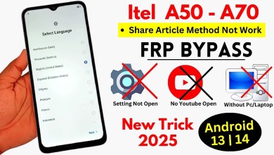 Unlock Itel A50 and A70 without using a PC – Discover how to bypass FRP with no share option Unlock Itel A50 and A70 without using a PC – Discover how to bypass FRP with no share option