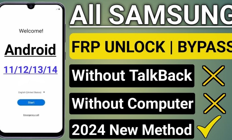 Discover the Latest Samsung FRP Bypass Method for Unlocking All Models in 2024 Discover the Latest Samsung FRP Bypass Method for Unlocking All Models in 2024