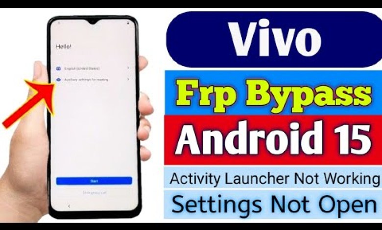 Unlocking Secrets: How to Bypass Vivo FRP on Android 15 with Activity Launcher Unlocking Secrets: How to Bypass Vivo FRP on Android 15 with Activity Launcher