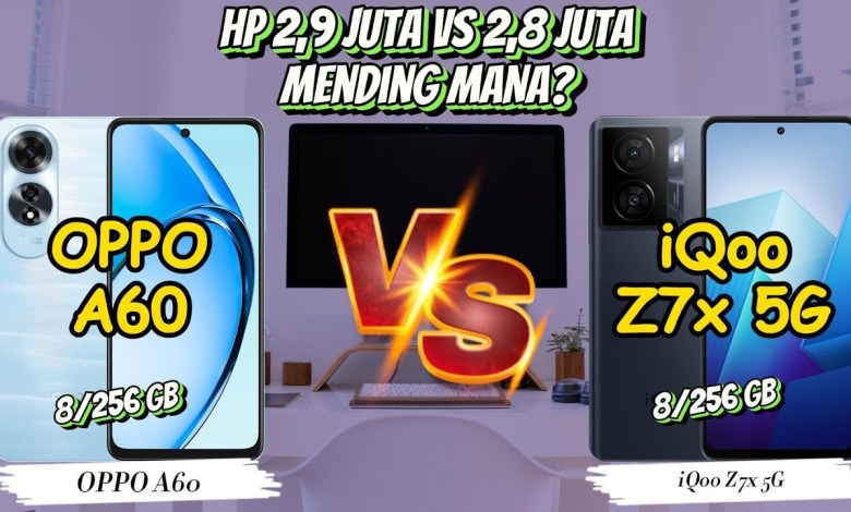 OPPO A60 vs iQoo Z7x 5G OPPO A60 vs iQoo Z7x 5G