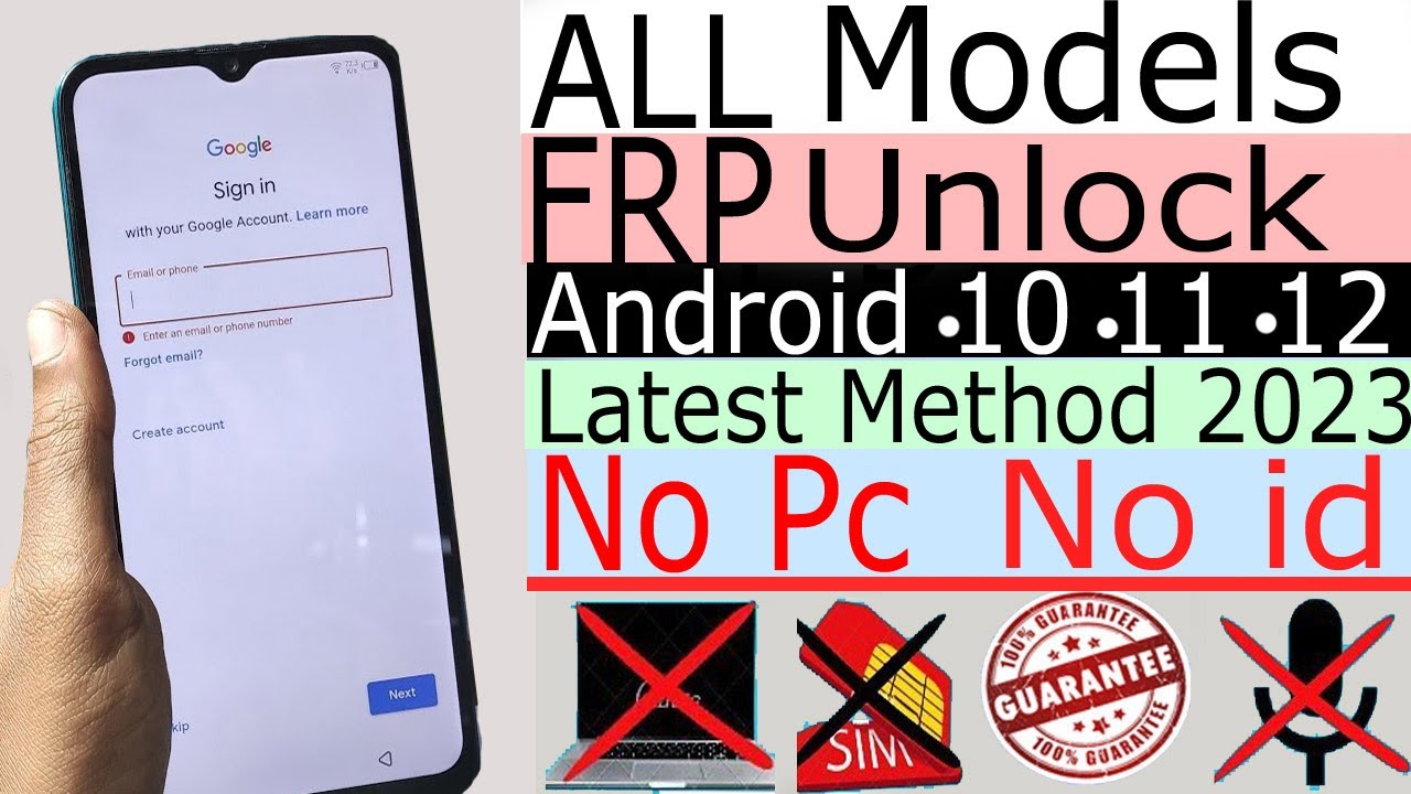 All Models Frp Bypass Unlock 2023 No gmail Id No pc All Models Frp Bypass Unlock 2023 No gmail Id No pc