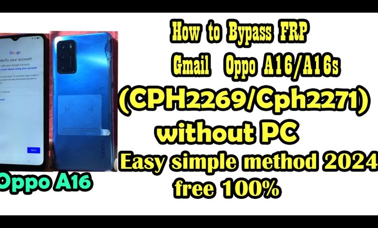 How to Bypass FRP/Gmail Oppo A16 A16s and oppo new How to Bypass FRP/Gmail Oppo A16 A16s and oppo new