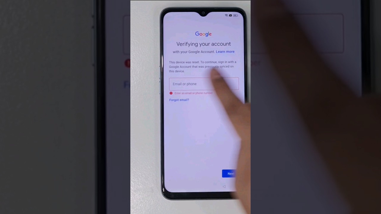 Realme 9i 5G FRP/Google Account Unlock/Bypass Android Realme 9i 5G FRP/Google Account Unlock/Bypass Android