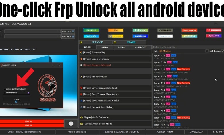 Samsung Oppo Vivo FRP Bypass 2023 – With New FRP Samsung Oppo Vivo FRP Bypass 2023 – With New FRP