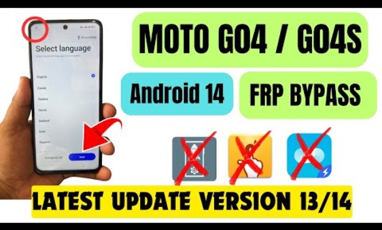 Unlock Motorola G04 and G04S with the latest 2024 FRP Bypass Update! Unlock Motorola G04 and G04S with the latest 2024 FRP Bypass Update!
