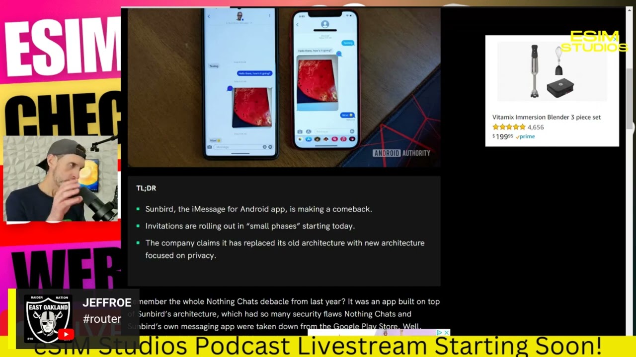 iMessage on Android Attempt #74 Sunbird App Back at it iMessage on Android Attempt #74 Sunbird App Back at it