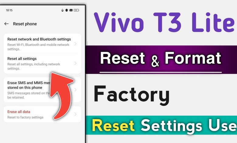 Vivo T3 Lite Reset Setting Format Setting Factory Reset Vivo T3 Lite Reset Setting Format Setting Factory Reset