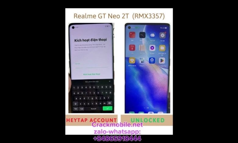 Realme GT neo 2T ( RMX3357 ) Heytap Account Unlock Done Realme GT neo 2T ( RMX3357 ) Heytap Account Unlock Done