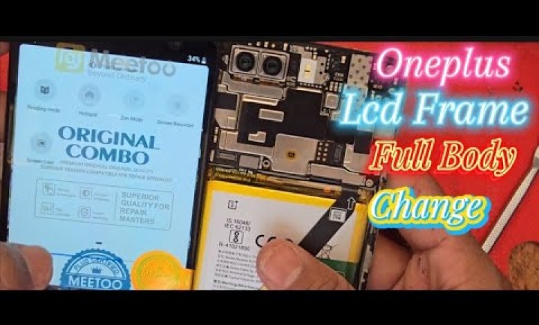 OnePlus 5 Broken Lcd TouchScreen Combo Replacement.How OnePlus 5 Broken Lcd TouchScreen Combo Replacement.How