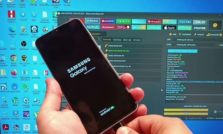 Samsung A13 (SM-A137F), Remove Google Account, Samsung A13 (SM-A137F), Remove Google Account,