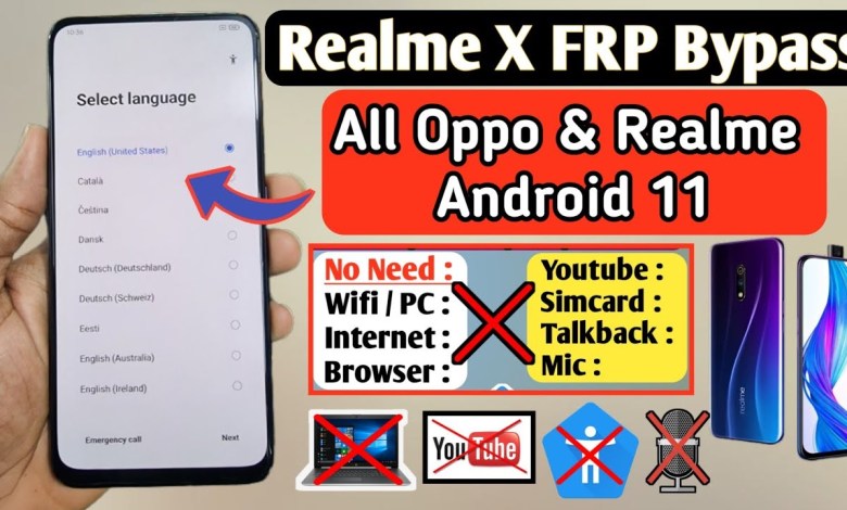 Realme X (Rmx1901) Google Lock Remove | All Realme Realme X (Rmx1901) Google Lock Remove | All Realme
