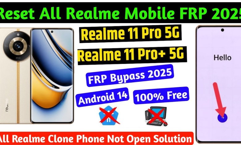 Unlock the Realme 11 Pro: Exciting 5G FRP Bypass on Android 14 Unlock the Realme 11 Pro: Exciting 5G FRP Bypass on Android 14