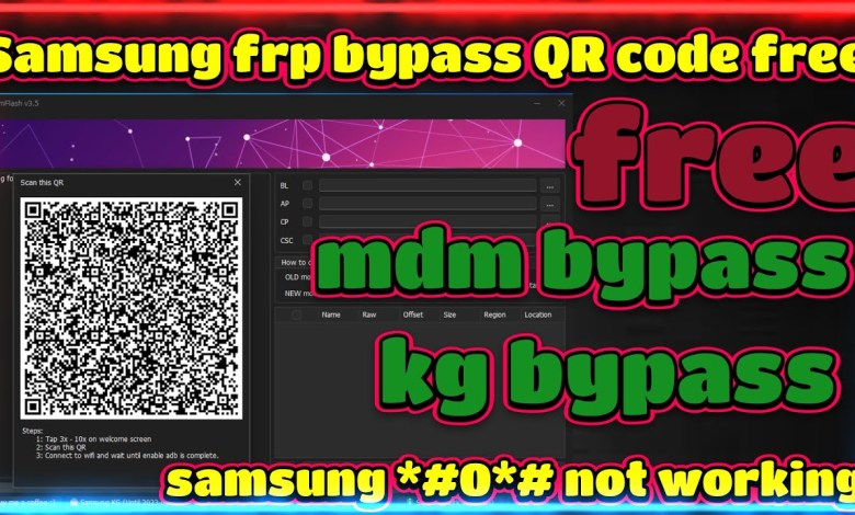 Samflash 3.5 download | Samsung frp bypass QR code free Samflash 3.5 download | Samsung frp bypass QR code free