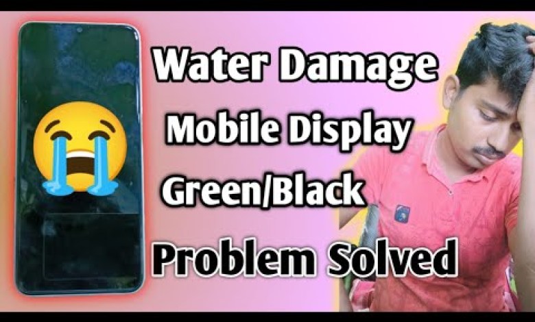 Water Damage Mobile Display Black Problem Solved || Water Damage Mobile Display Black Problem Solved ||