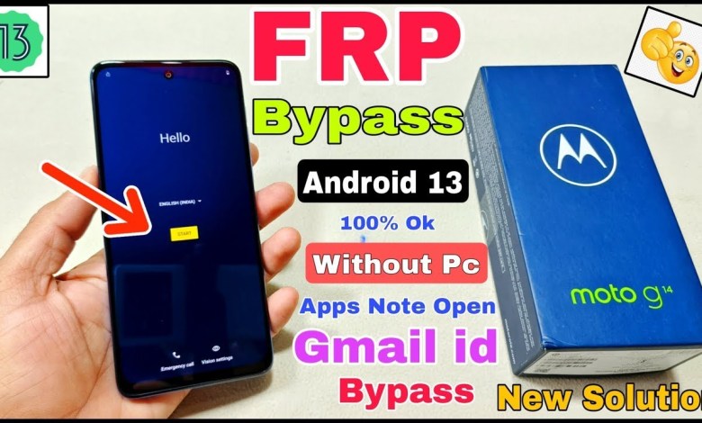All Motorola Android 13 Frp Bypass | Moto G14 Google All Motorola Android 13 Frp Bypass | Moto G14 Google